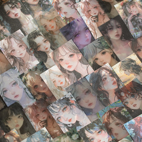 100 Pcs Vintage Mini Scrapbook Paper JYHJ