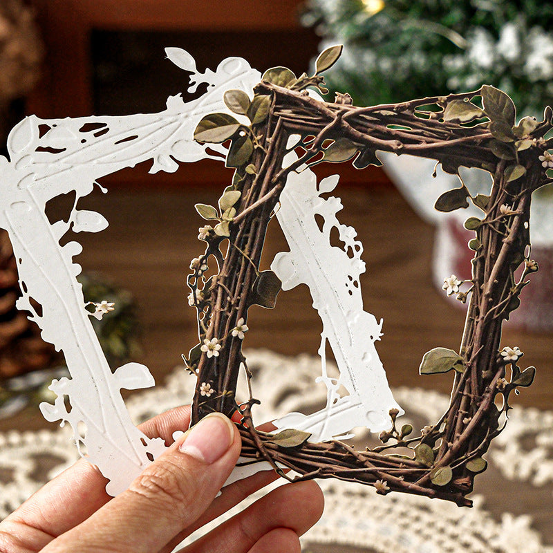 14 Pcs Vintage Journal Frame and Paper SYRK