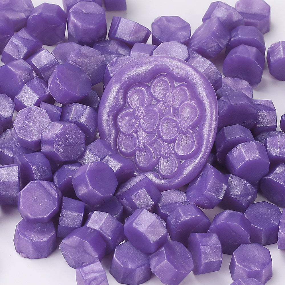 100 PCS Octagon Wax Seal Beads H63