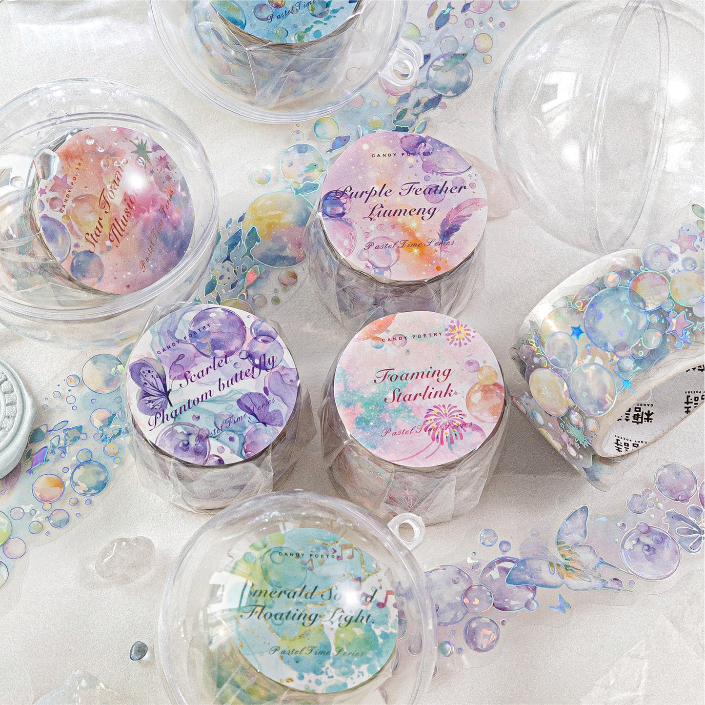 1 Roll Shell Light Bubble PET Tape FGMJ