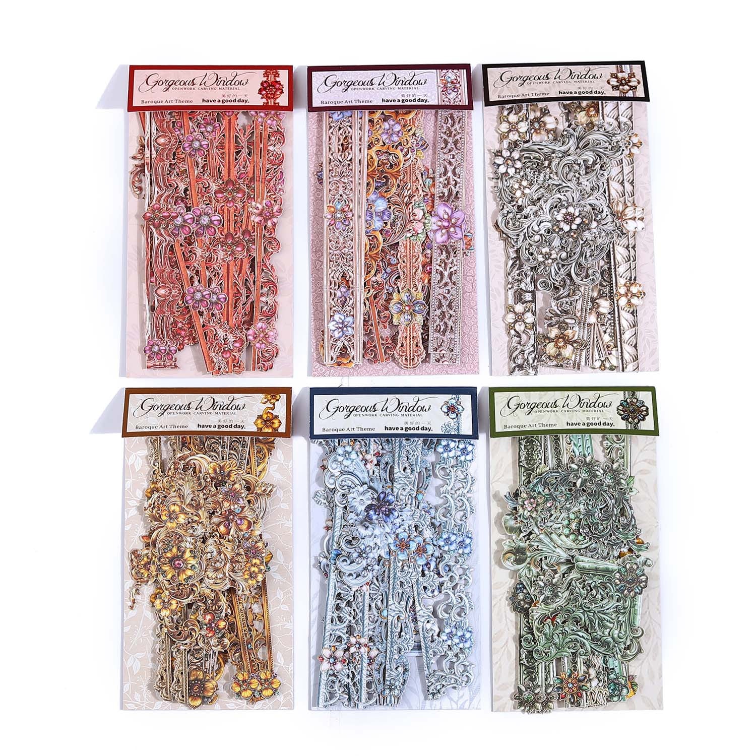 20 Pcs Vintage Corner and Edge Stickers LLQC