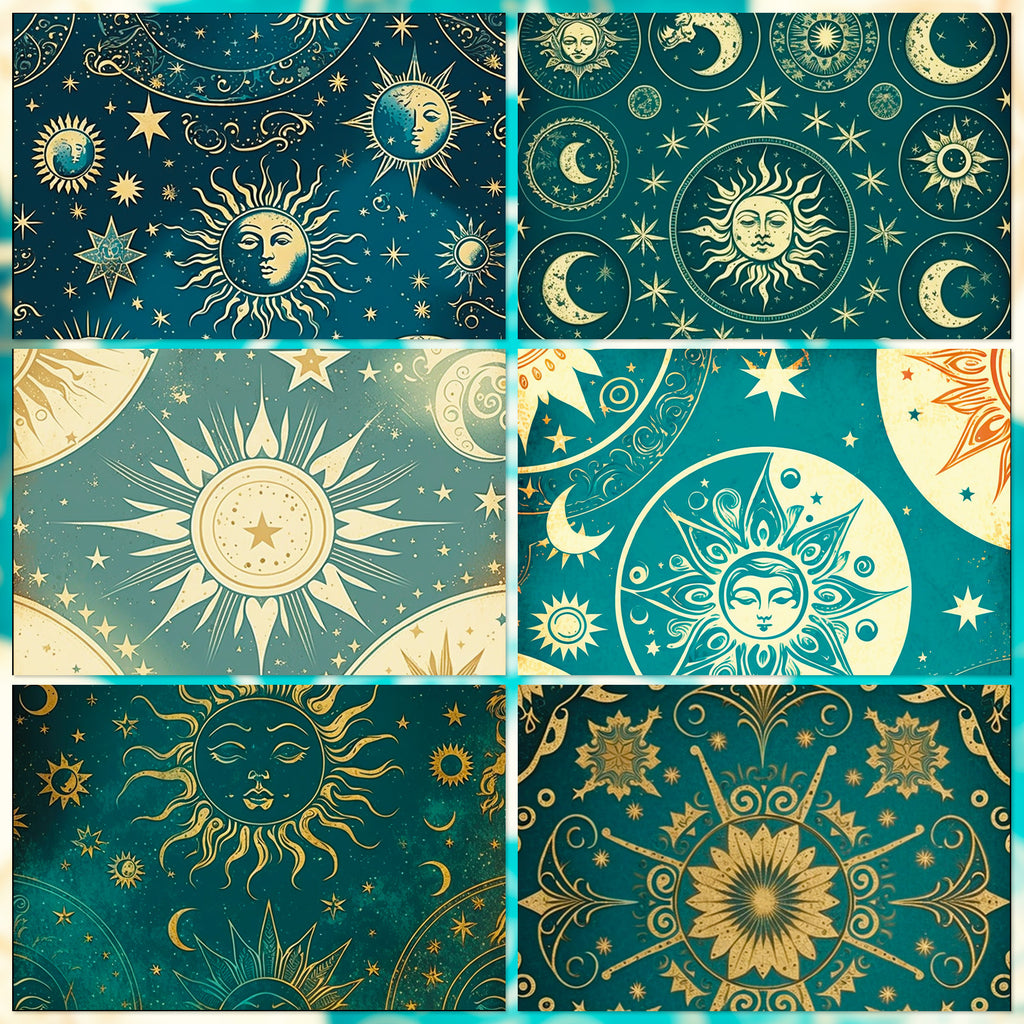 6 inch Tarot Starry Sky Scrapbook Paper Pad PA310