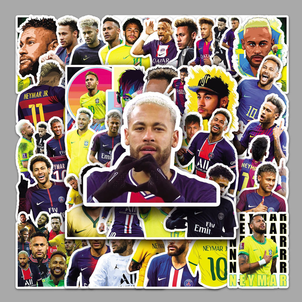 50Pcs Football Theme Waterproof Vinyl Stickers STY03
