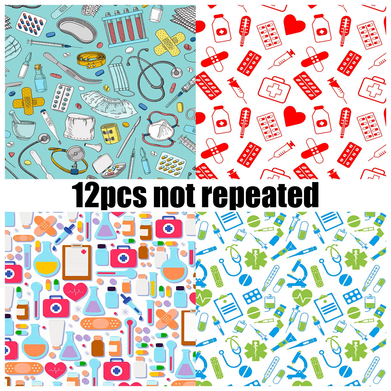 6 inch Nurses' Day Scrapbook Paper Pad PA805