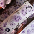 Floral Decorative Tape Rolls- Violet Echoes