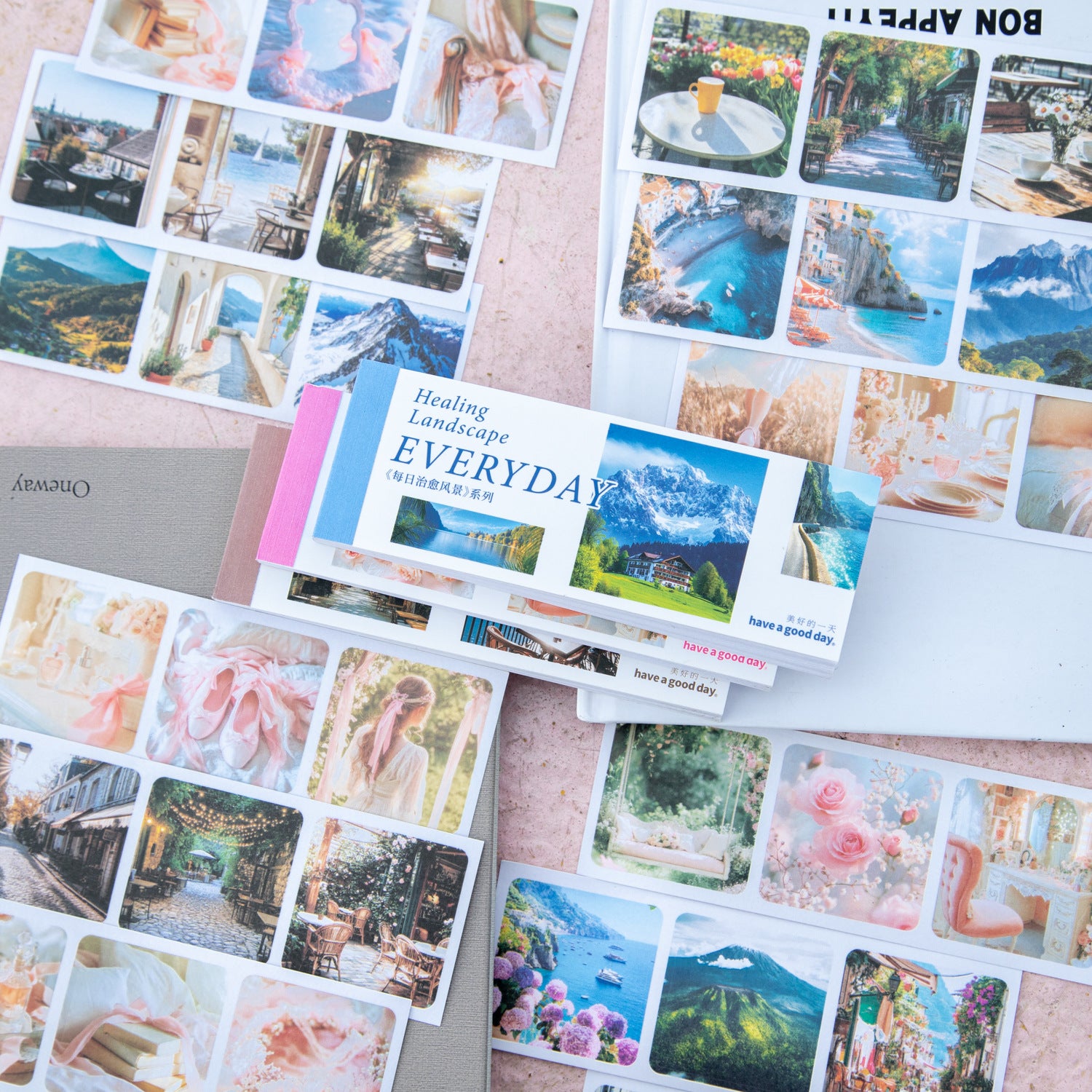 30 Sheets Landscape Washi Stickers Book MRZYFJ