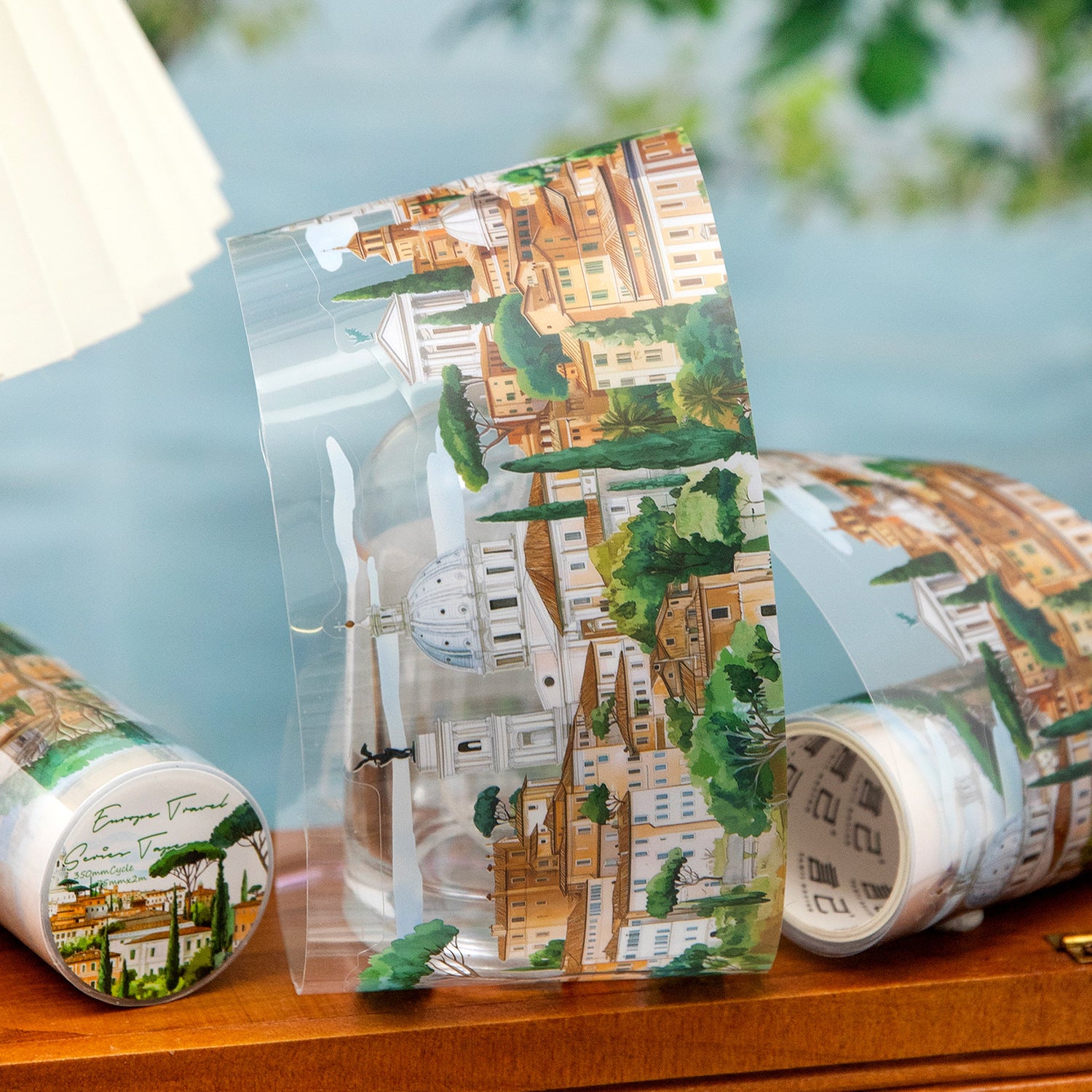 1 Roll Europe Travel Theme PET Tape HOLX
