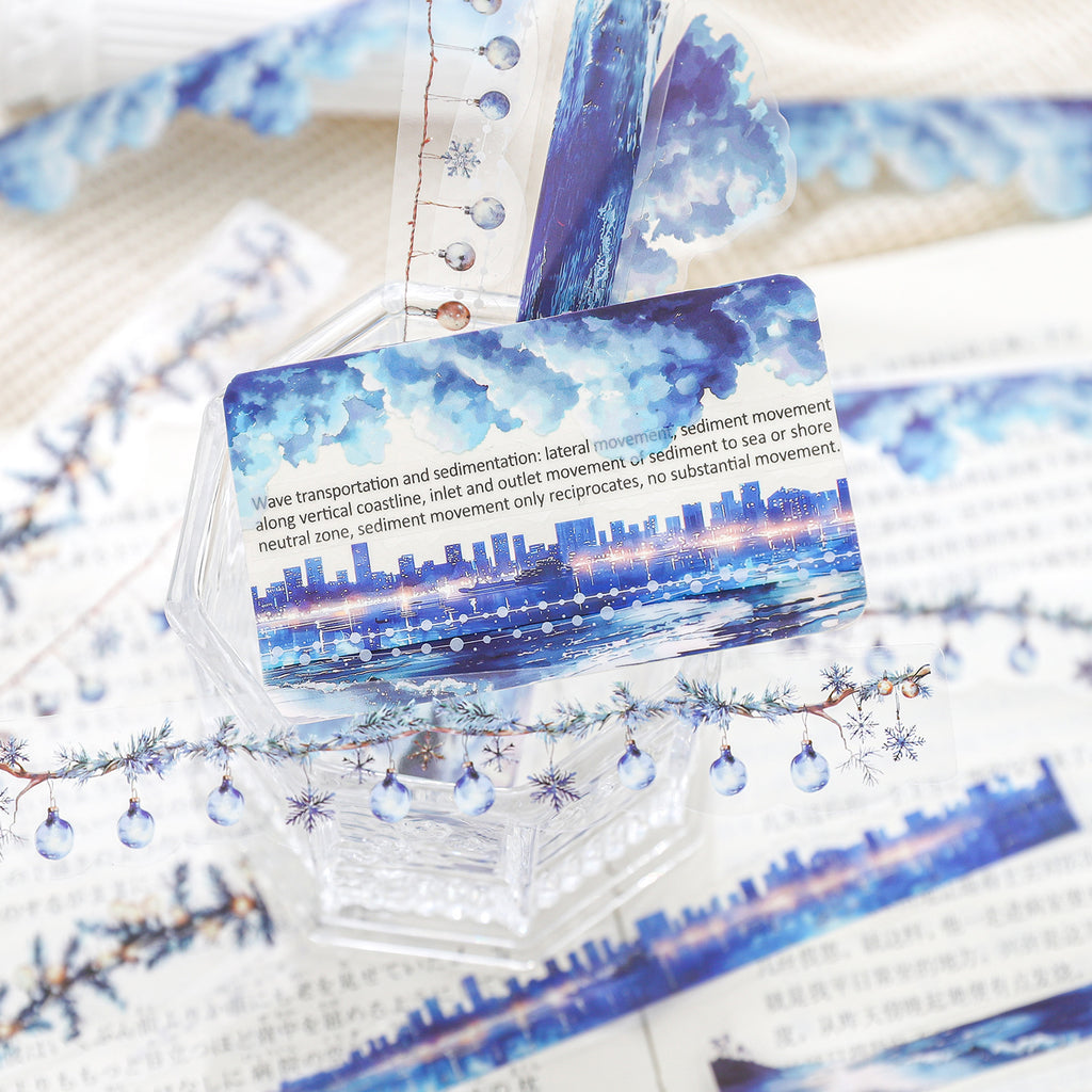 30 Pcs Natural Landscape PET Stickers LJHX