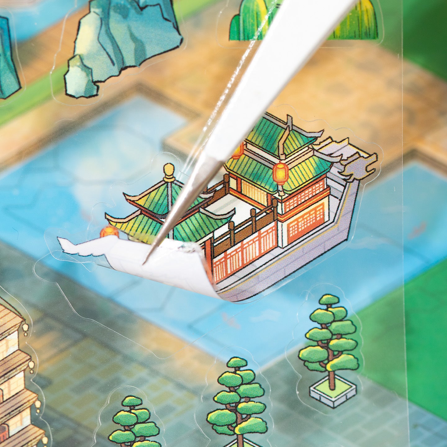 3D Classic City Scene DIY Stickers Kit CSP8