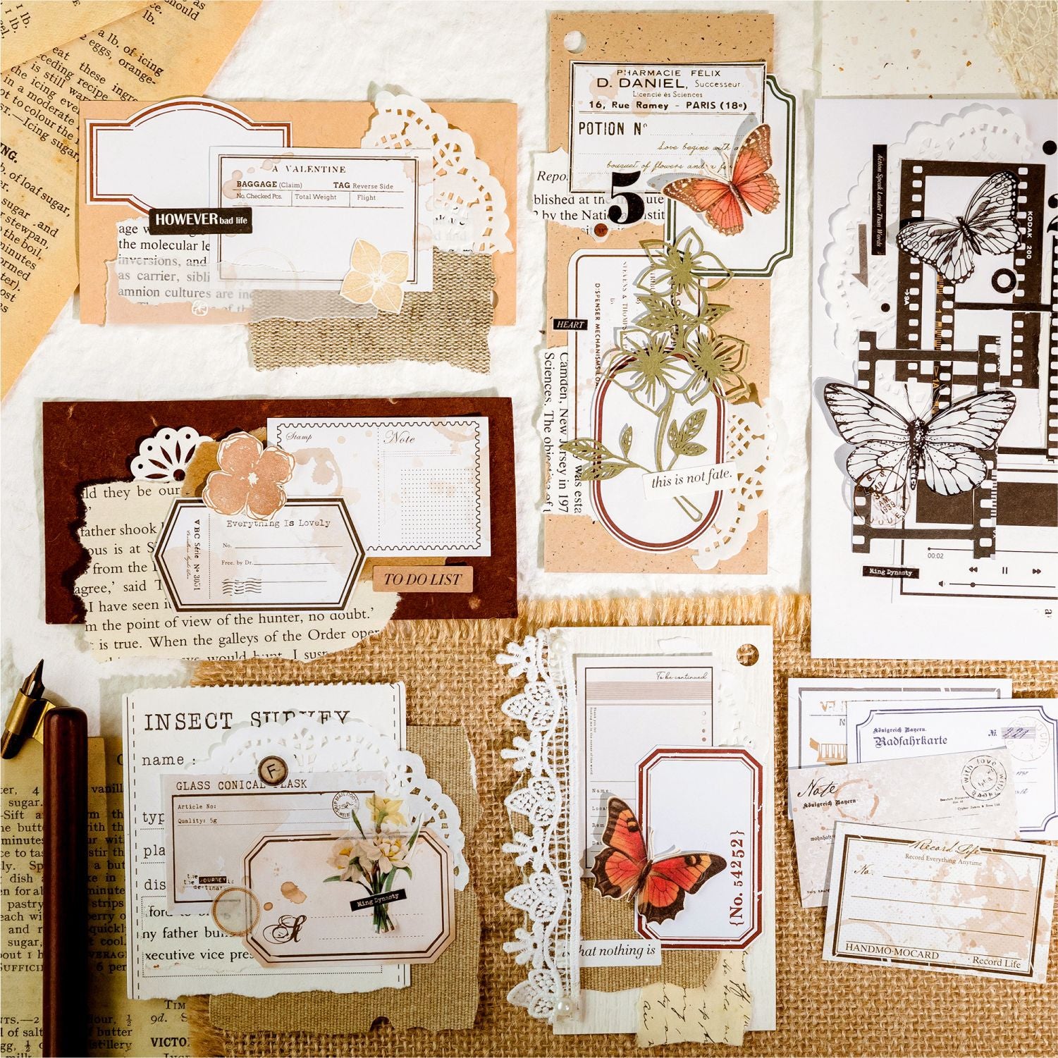 50 Pcs Notepad Stickers Book BKSJC