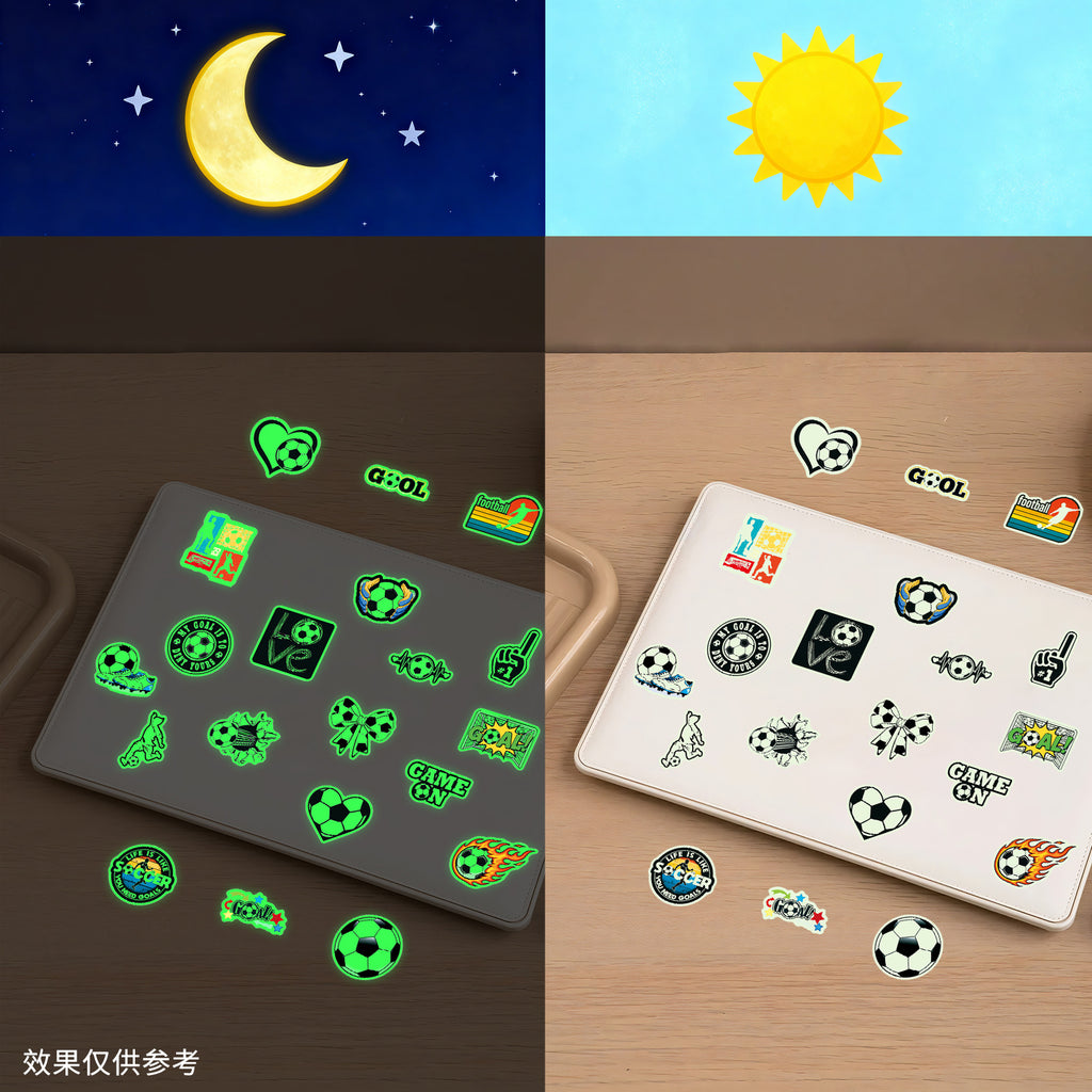 50Pcs Football Theme Waterproof Vinyl Stickers STY09