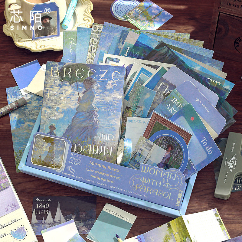 116 Pcs Painting Theme Scrapbook Supplies Set YHXL