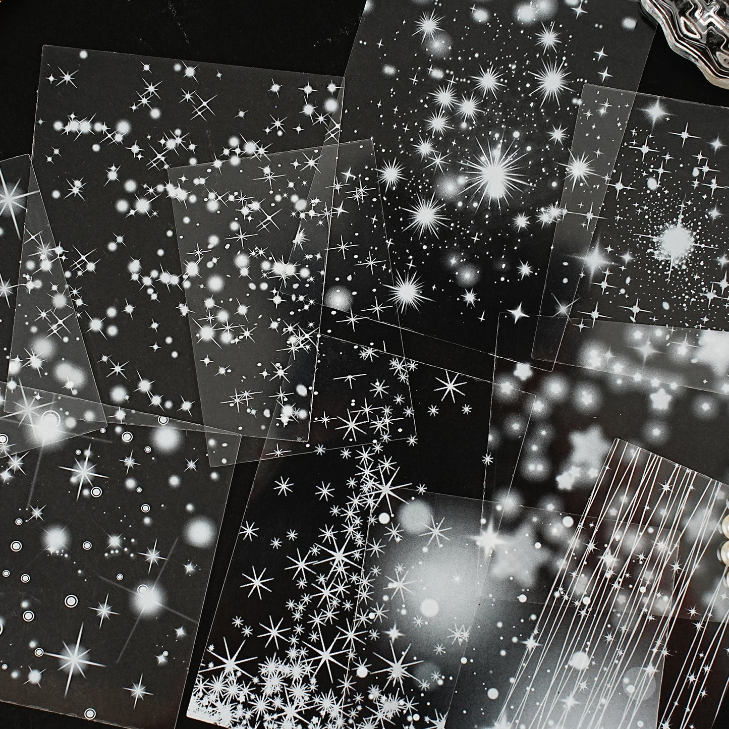 15 Pcs Light Star PET Stickers PKLG