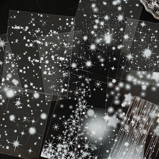 15 Pcs Light Star PET Stickers PKLG