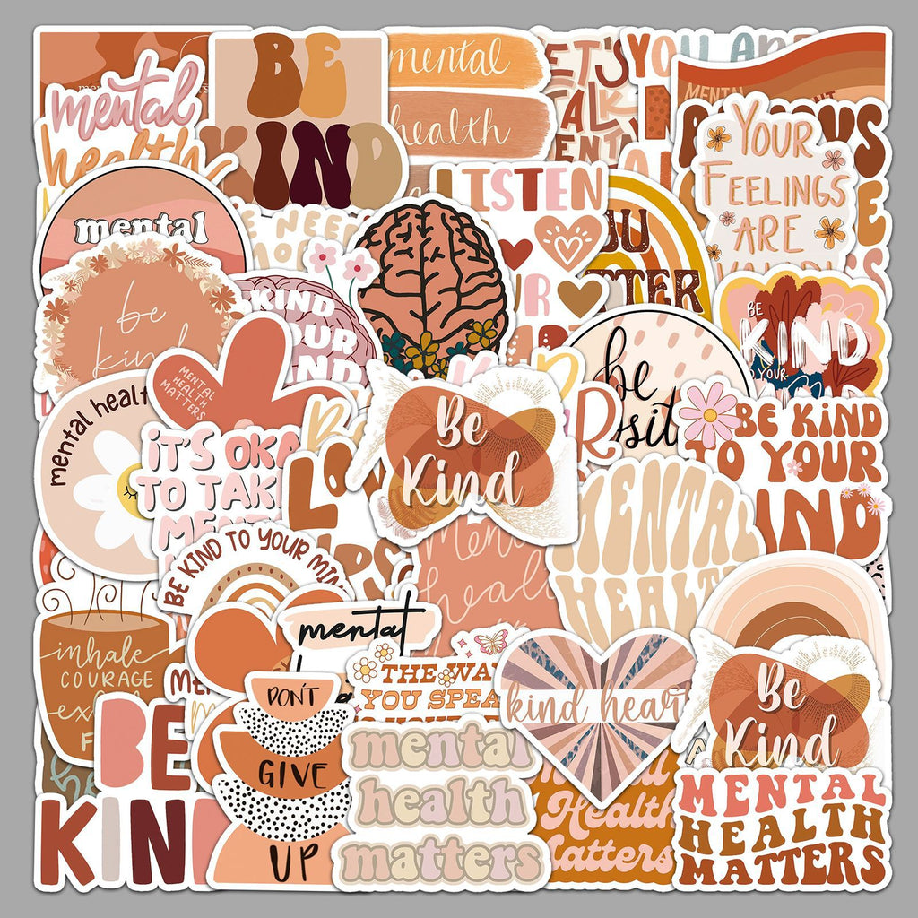 50PCS Boho Waterproof Vinyl Stickers BHO10