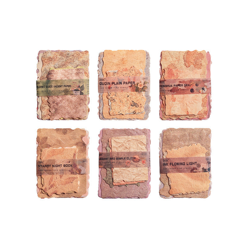 28 Sheets Embossed Paper and Scrapbook Paper QTGJ