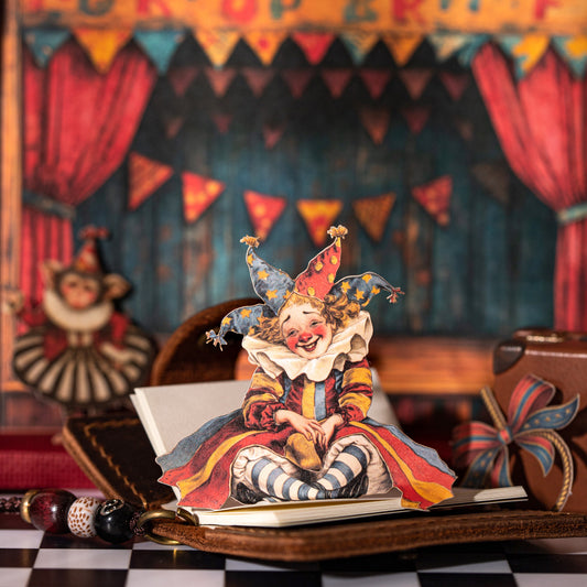 15 Pcs Joker Themed DIY Stickers and Paper Kit JNHPD