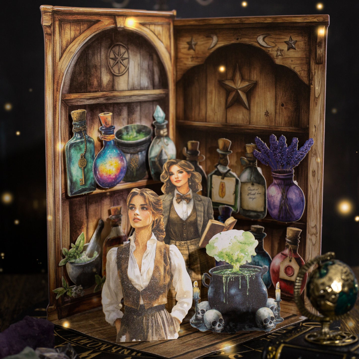 25 Pcs Magic Shelf DIY Stickers RYMFG