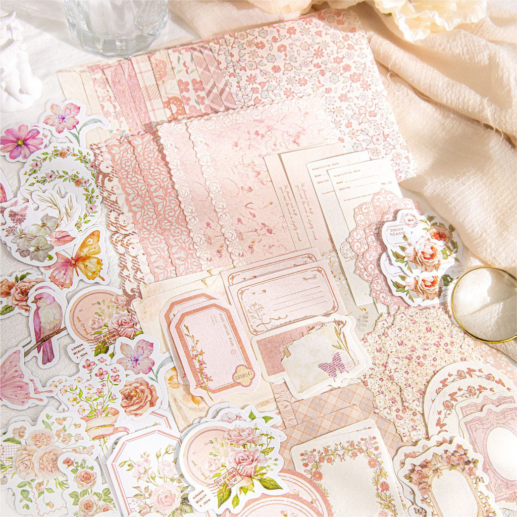 100 Pcs Junk Journal Supplies Kit HHYJ