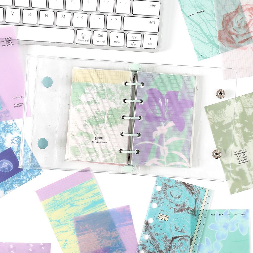 10 Pcs Thermography Theme Scrapbook Paper MRJJ