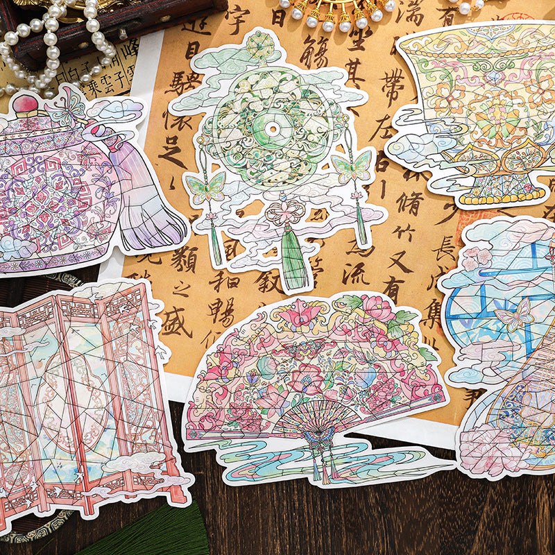Chinese Classic Gadgets DIY Stickers Kit QYYJ
