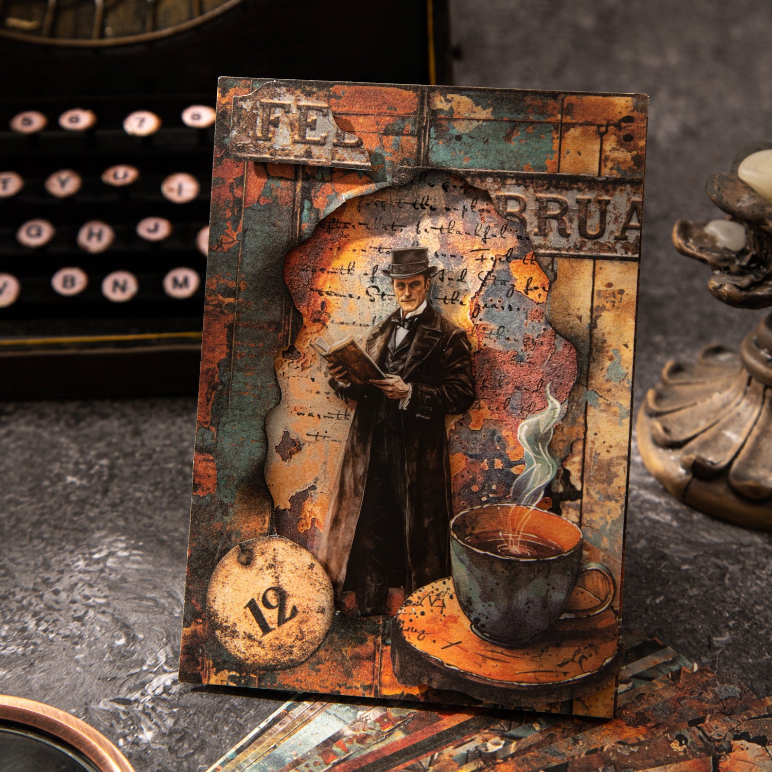 30 Sheets Rust Themed Journal Paper XJMZ