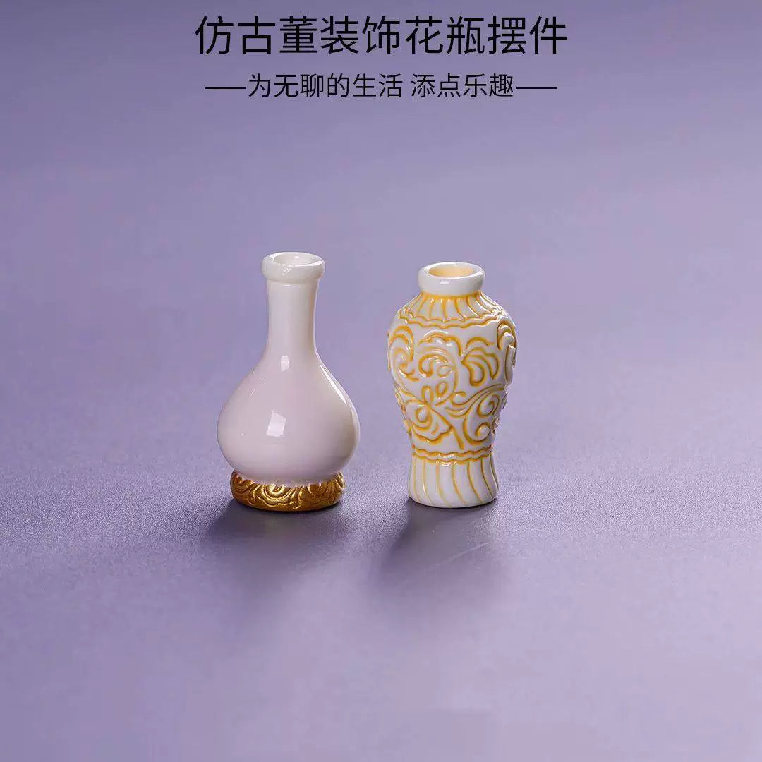 Miniature Vintage Art Vases Desk Buddies
