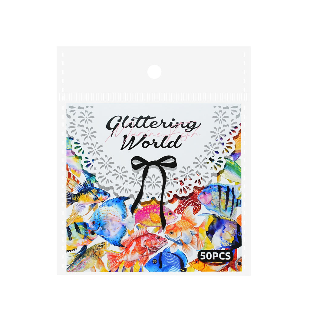 50 Pcs Nature Theme PET Stickers BLSJ