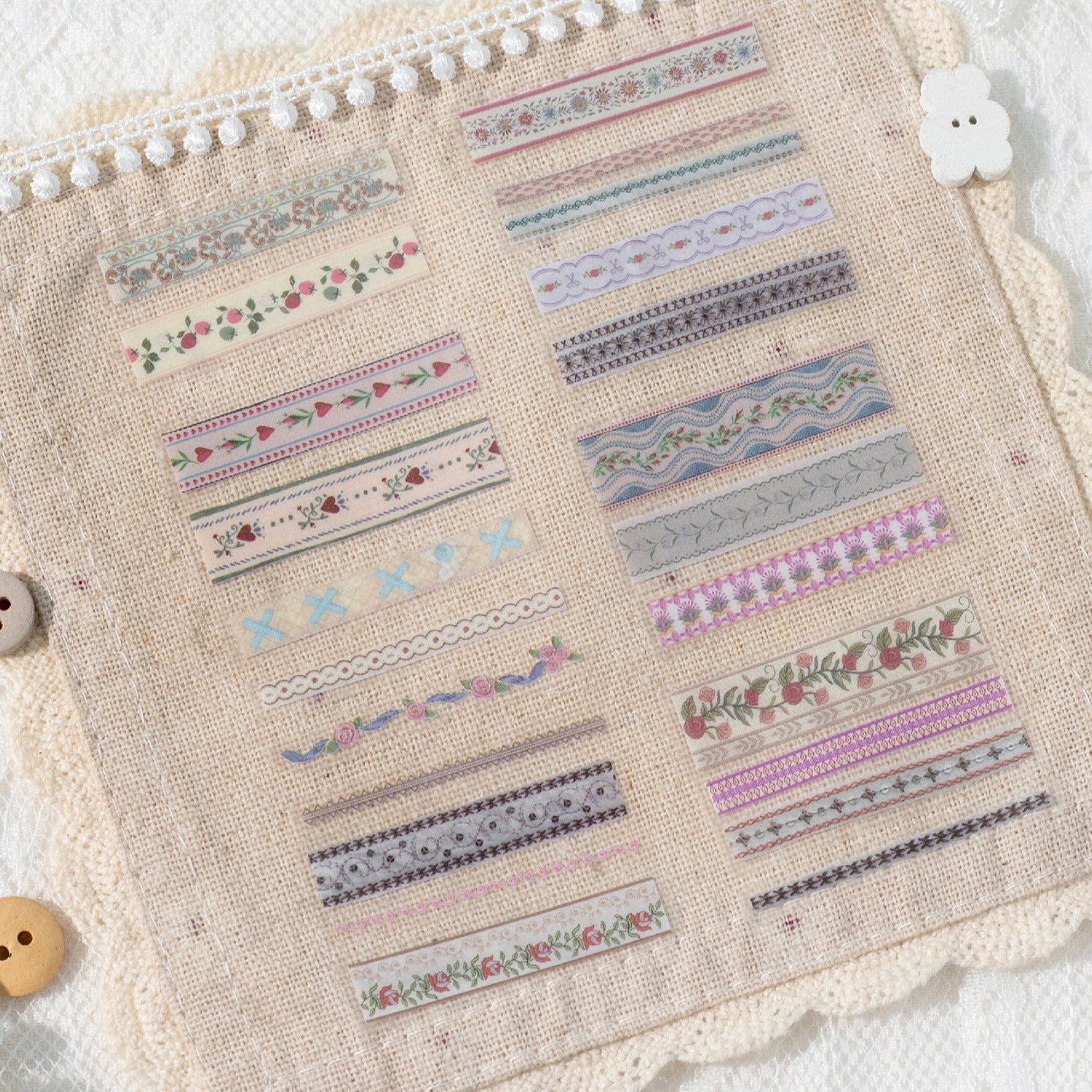 1 Roll Creative PET Stickers Tape FRSG