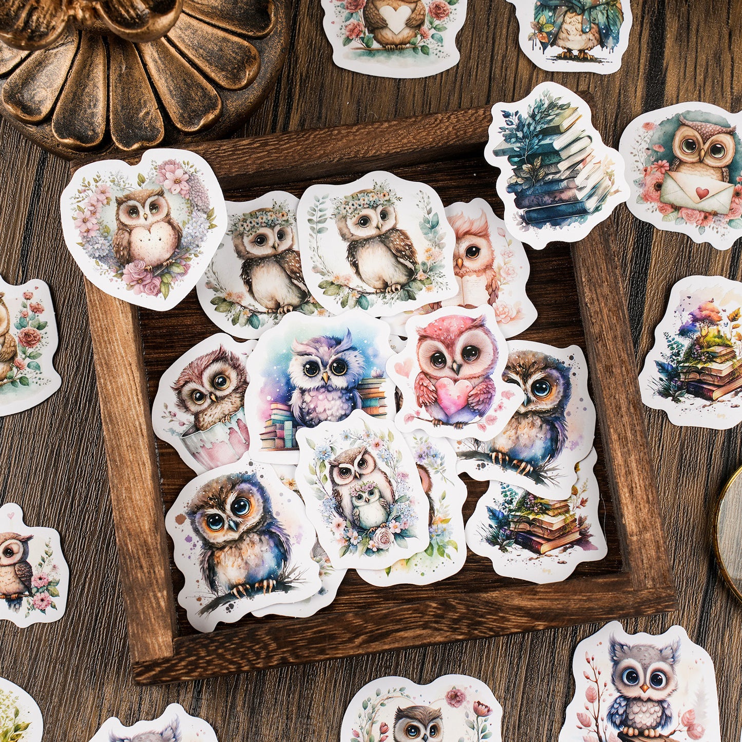 46 Pcs Owl Stickers MTYMFS