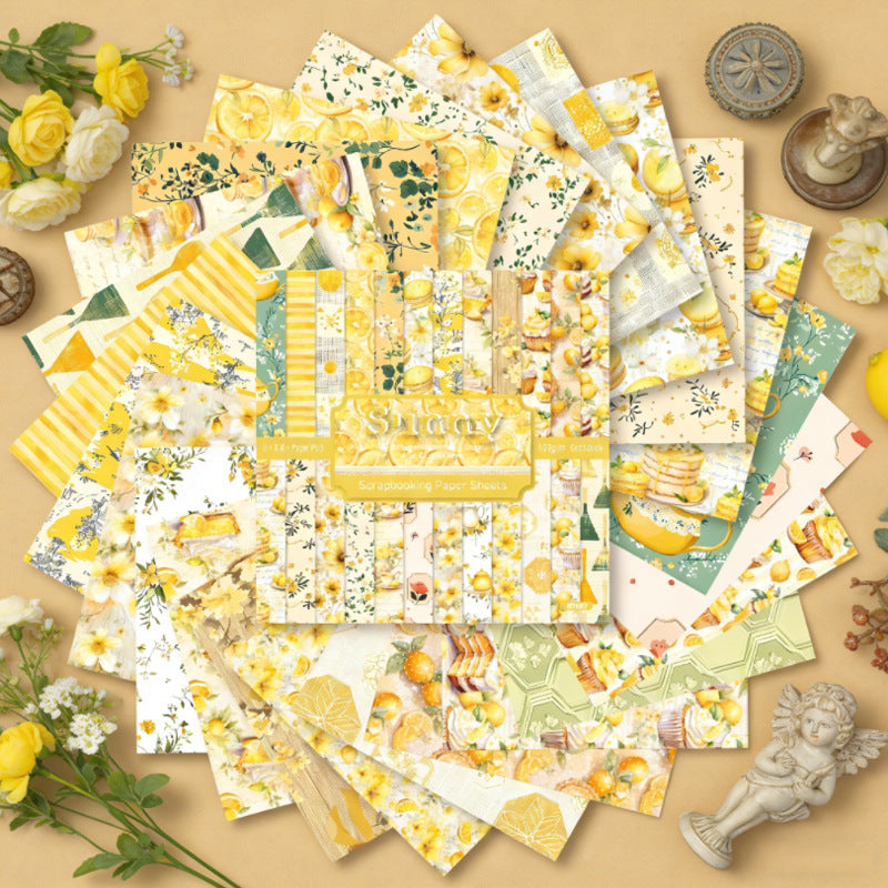 6 inch Sunny Scrapbook Paper Pad SKP607