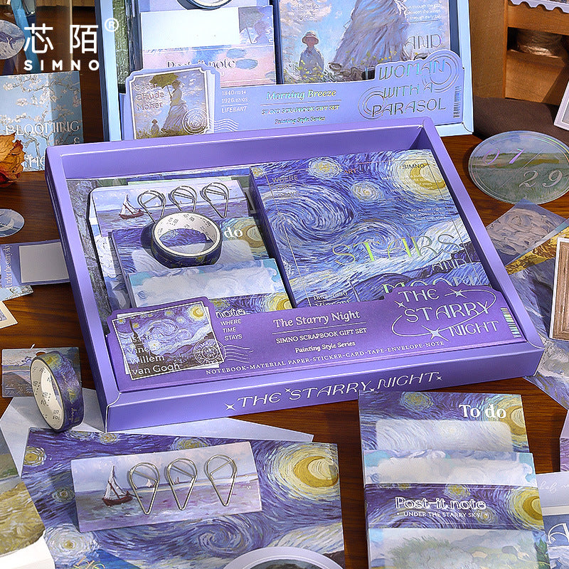 116 Pcs Painting Theme Scrapbook Supplies Set YHXL