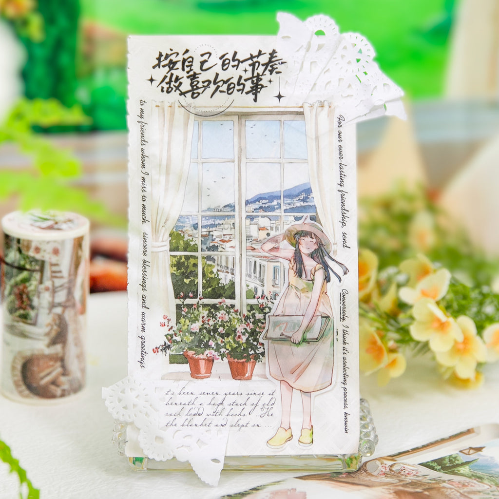 1 Roll Travel Landscape Washi Tape LYMY