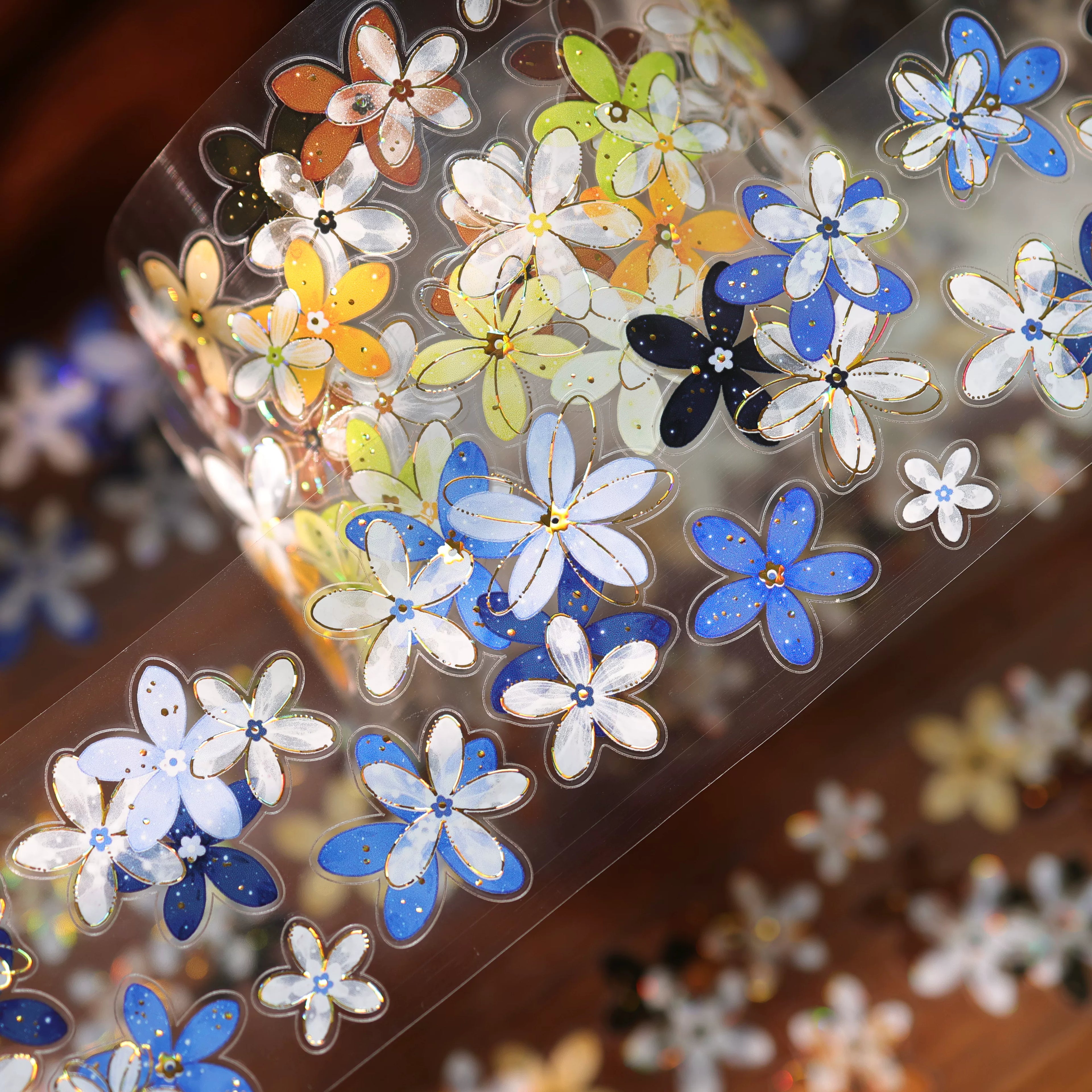 Floral Decorative Tape Rolls- Path Blossoms