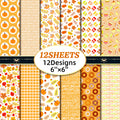 6 inch Autumn Scrapbook Paper Pad PA322