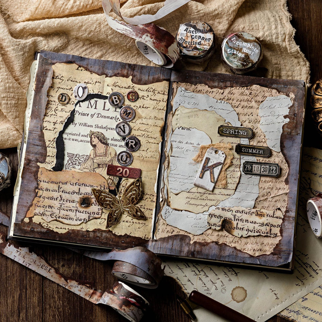 1 Roll Vintage Rusty Theme Washi Tape