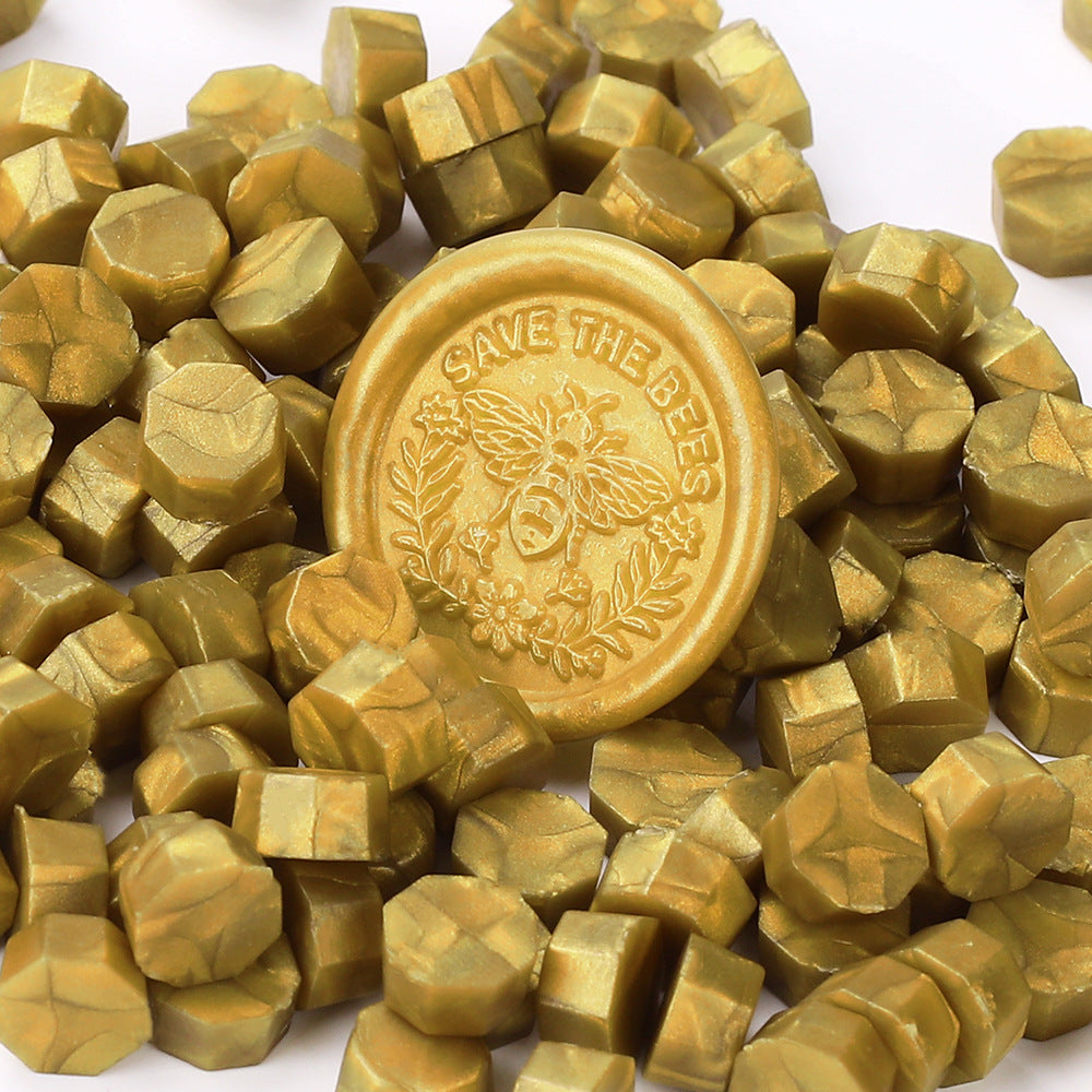 100 PCS Octagon Wax Seal Beads H116