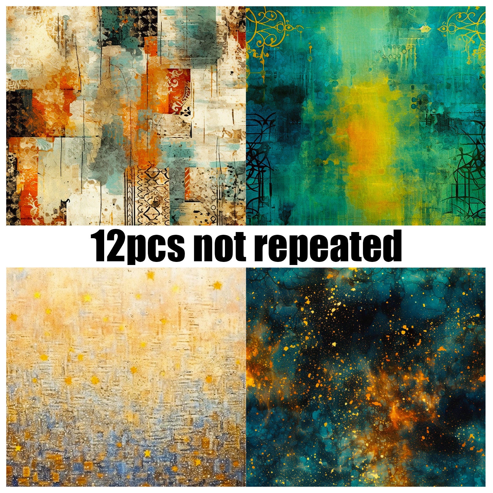 6 inch Vintage Scrapbook Paper Pad PA730