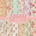 6 inch Grace Scrapbook Paper Pad SKP613