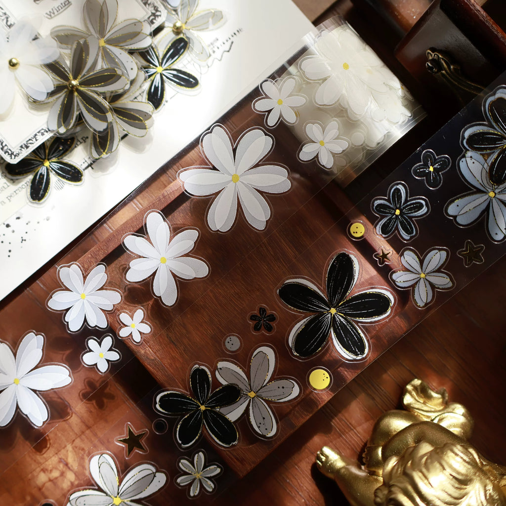 Floral Decorative Tape Rolls- Nocturne Canto