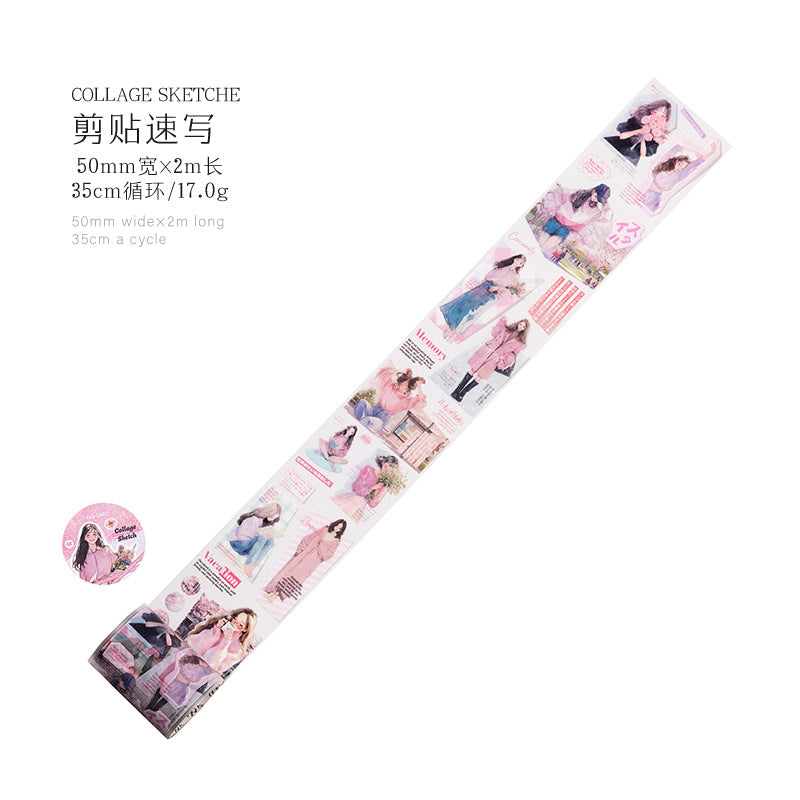1 Roll Girl Lifestyle PET Tape RSHB