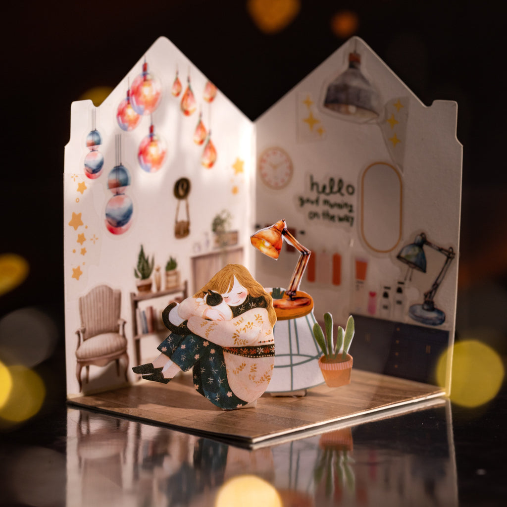 1 Roll Desk Lamp PET Stickers Tape GZGS