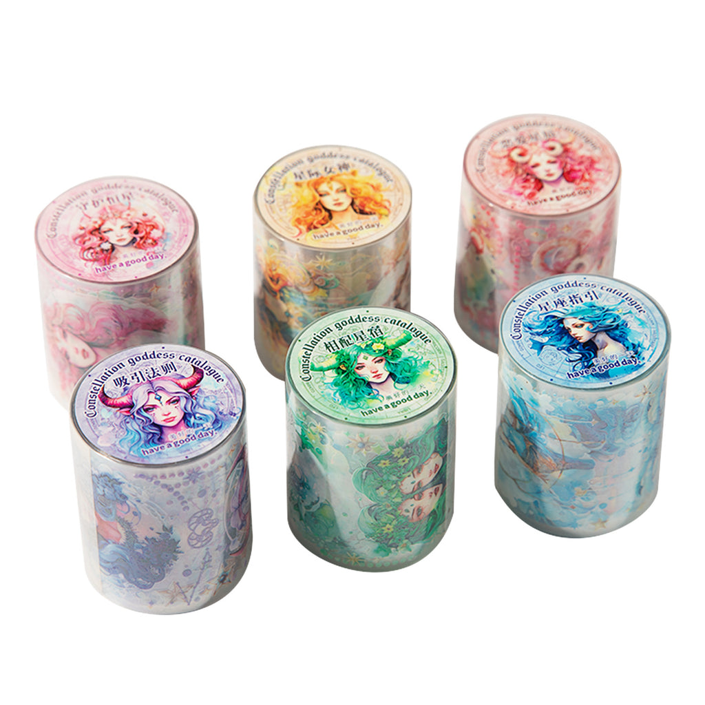 1 Roll Star Sign Girl PET Tape XZNS