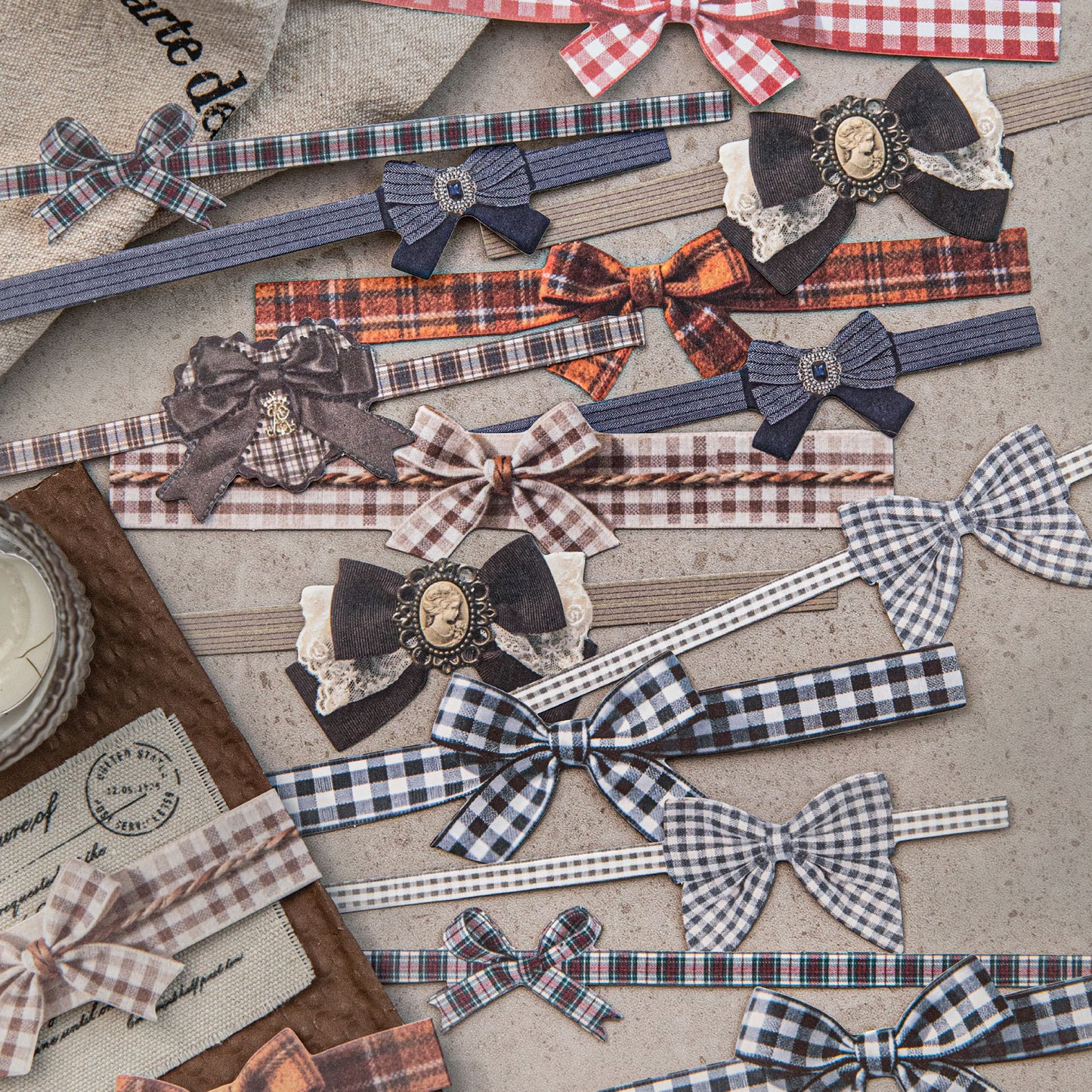 20 Pcs Lace Knot Stickers SGLS