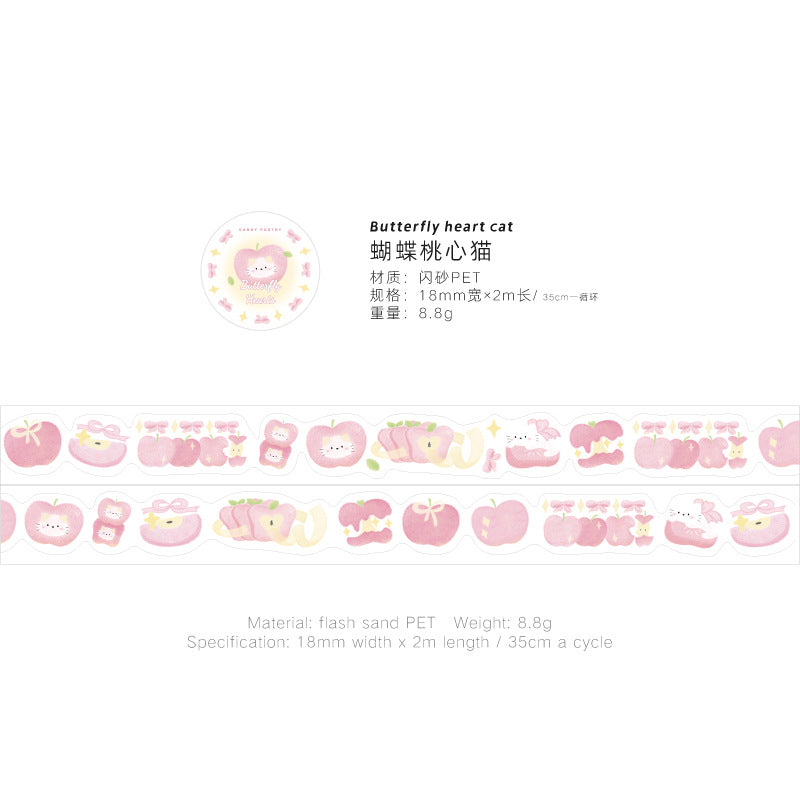 1 Roll Cute Fruit PET Tape SGTX