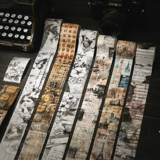 1 Roll Vintage Newspaper Washi Tape SYJC