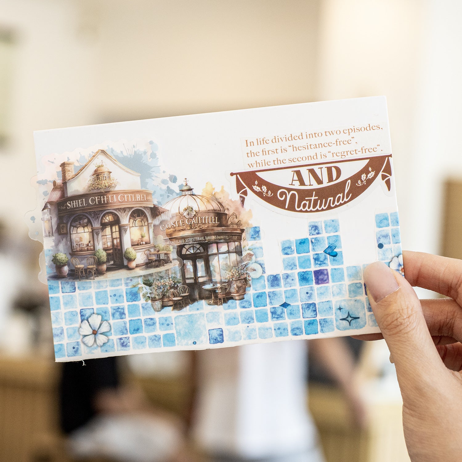 30 Pcs Coffee Theme PET Stickers LMKFG