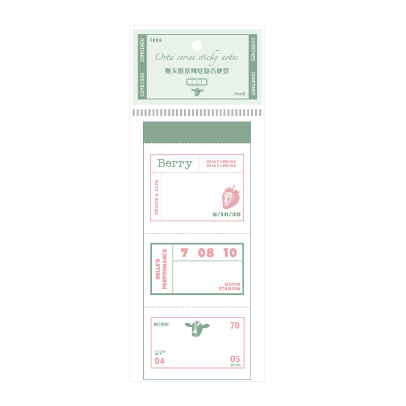 30 Pcs Vintage Notepad Paper AFTX