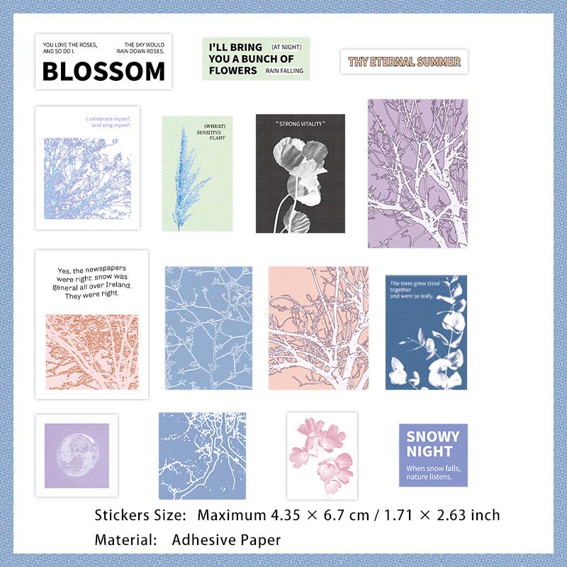 30 Pcs Creative Journal Stickers ZYSX