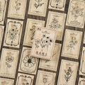 30 Pcs Vintage Flowrs Stickers LHDL